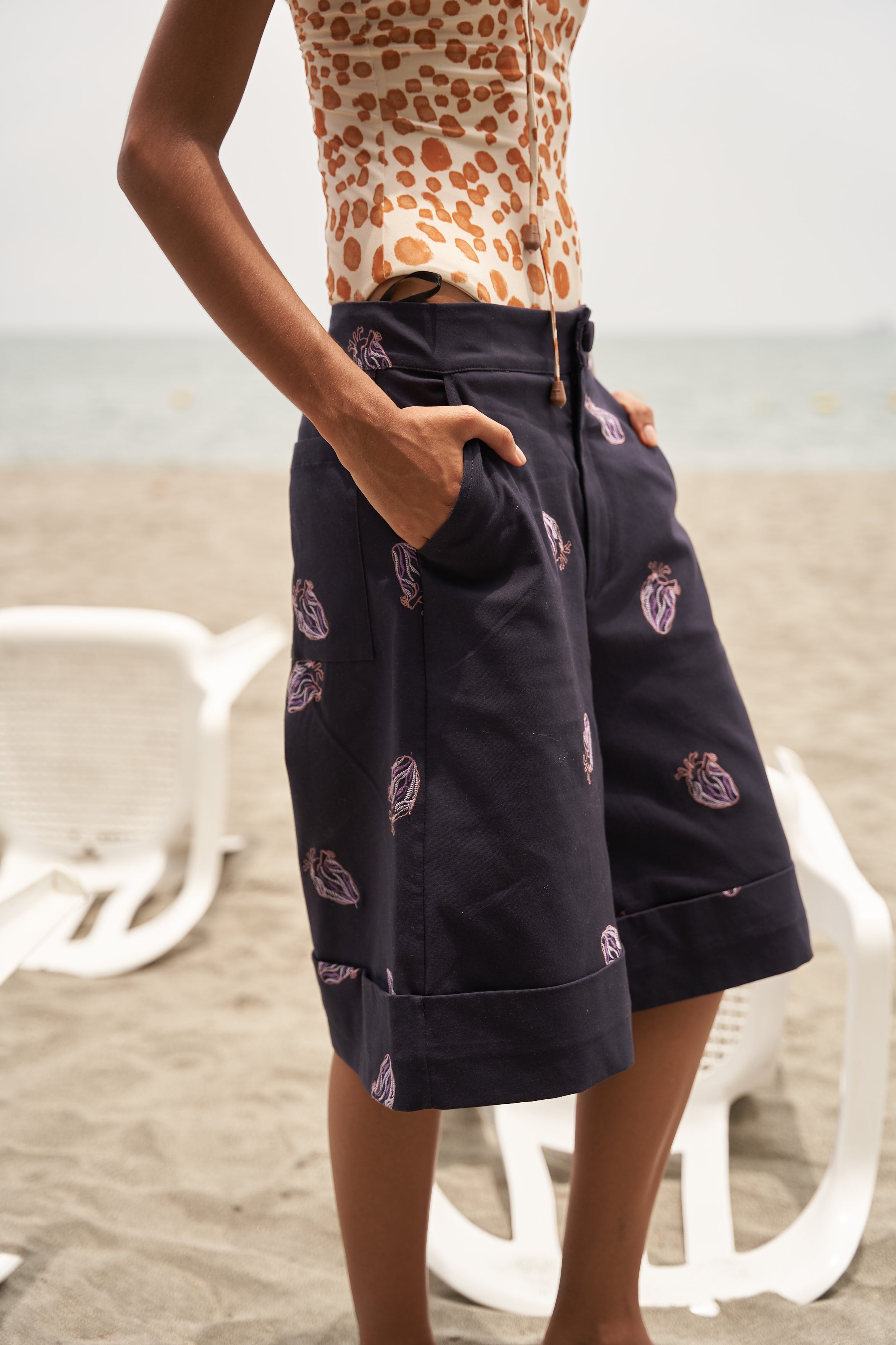Curazao short - Purple